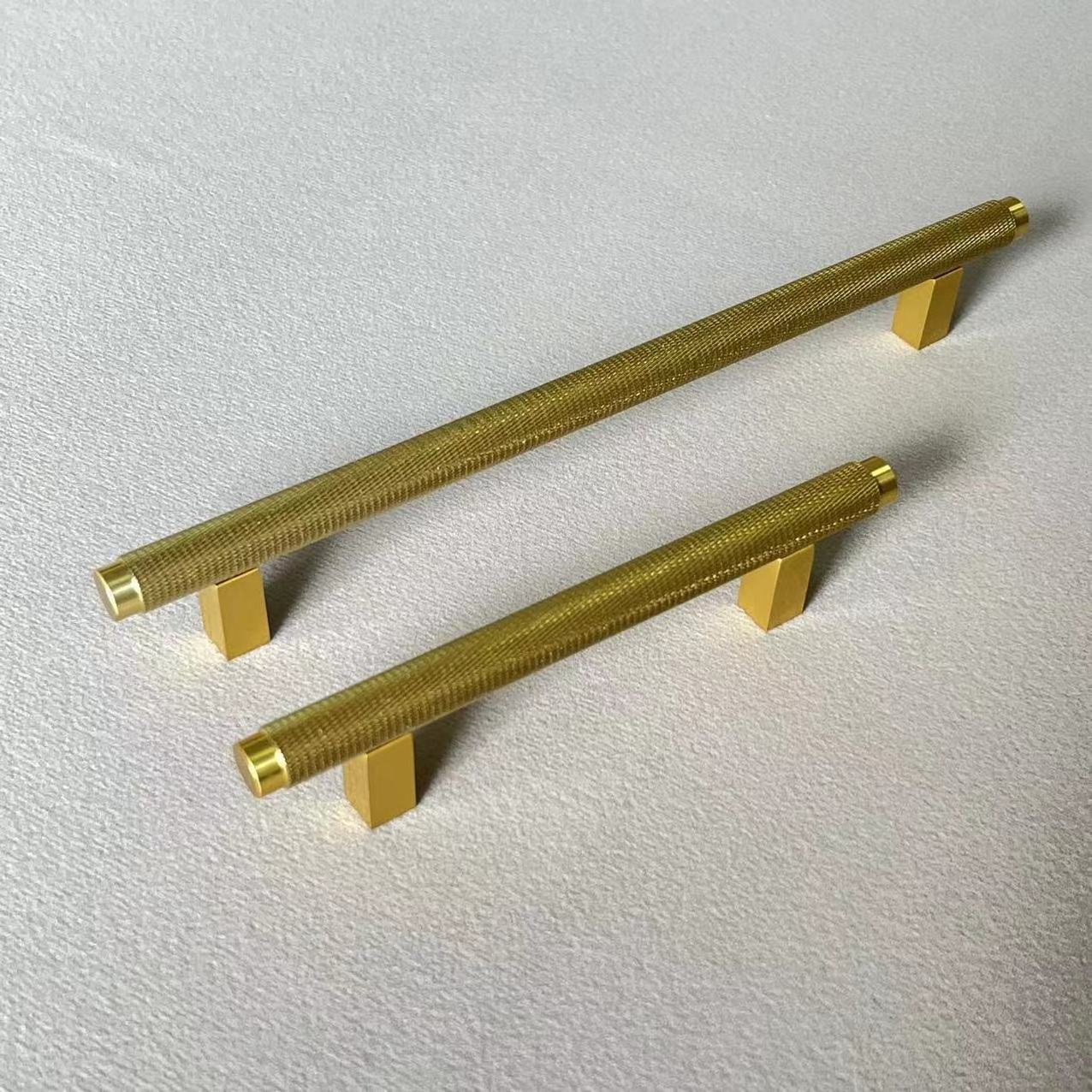 Satin Brass Cabinet Door Handles and Knobs Drawer Pulls Kitchen Cupboard Handle Wardrobe Hardware American Style