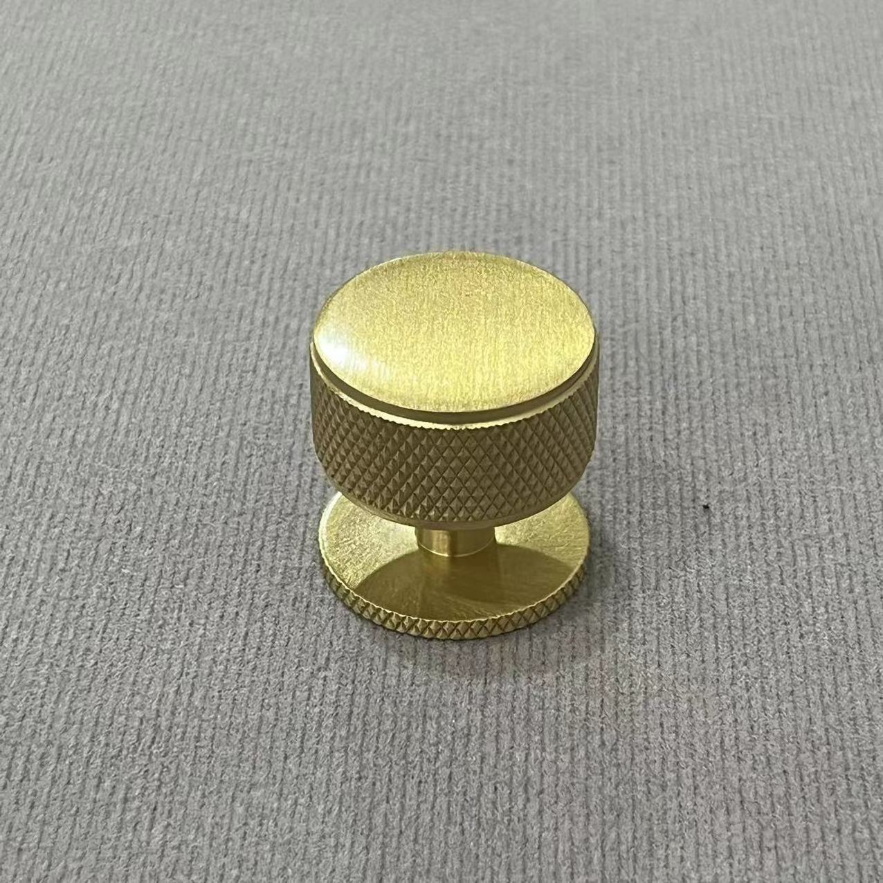 Brass Gold Knurled Aluminum Profile Cabinet Handle Furniture Handle and knob For Home Wardrobe Drawer Hardware For Household