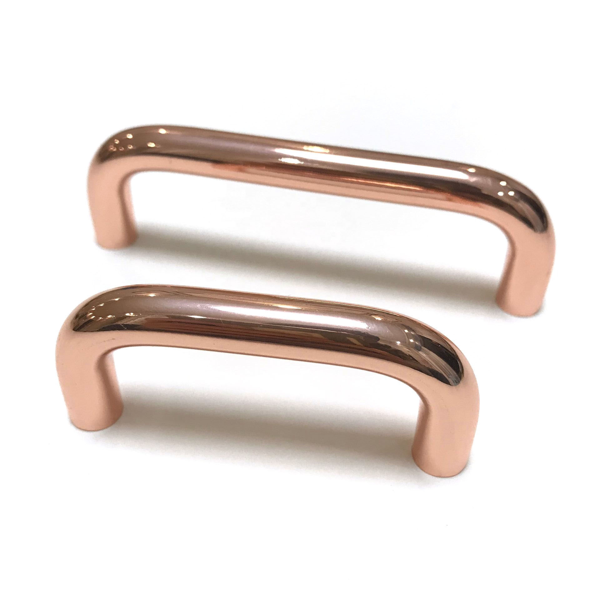 Aluminum Alloy Oval Drawer Cabinet Door Handle Rose Gold Silver Handle U-shaped Industrial Equipment Machine Tool Handle