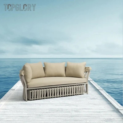 Wholesale Modern Outdoor Home Hotel Garden Furniture Round Daybed Cabana Gazebo Sofa Bed Sunbed