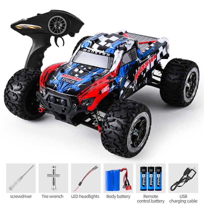 RC Truck 1/16 High Speed Racing Car 24MPH 4WD Off-Road Waterproof Vehicle 2.4Ghz Radio Remote Control Monster Truck Dune Buggy H