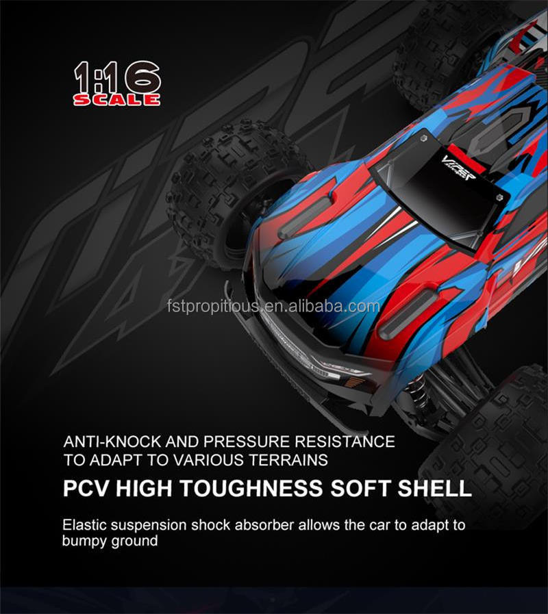 S909/S910 Hyper Go 1/16 Brushless 4WD Electric Off Road Truggy 62KM/H High Speed Racing Remote Control Car RC Monster Truck