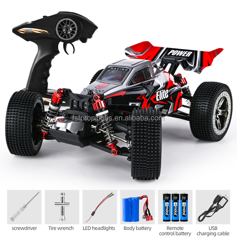 Remote Control Car for Boys GUOKAI 1:16 Scale Fast RC Car All Terrain High Speed 60km/h Rock Crawler RC Truck 4x4 Off Road 2.4G