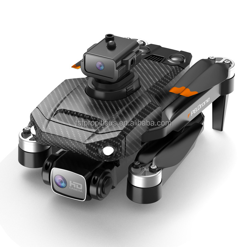 Carbon Fiber New P8 Drone 4k Hd Dual Cameras Esc Four Way Obstacle Avoidance Quadcopter 4k Mini Drones With Hd Camera And Gps