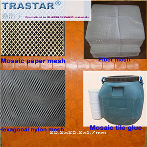 High adhesive waterproofing resin mosaic tile glue for stone mosaic tiles