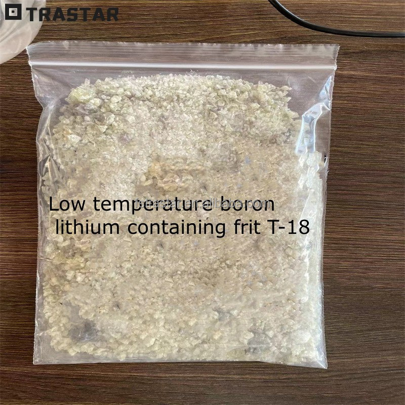 Potassium boron lithium containing low-temperature ceramic frit enamel for daily porcelain art porcelain ceramic color glaze