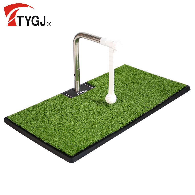 TTYGJ Golf Practice Swing Hitting Mat Exerciser Trainer 360 Degree Rotation Outdoor / Indoor Suitable For Beginners Training Aid