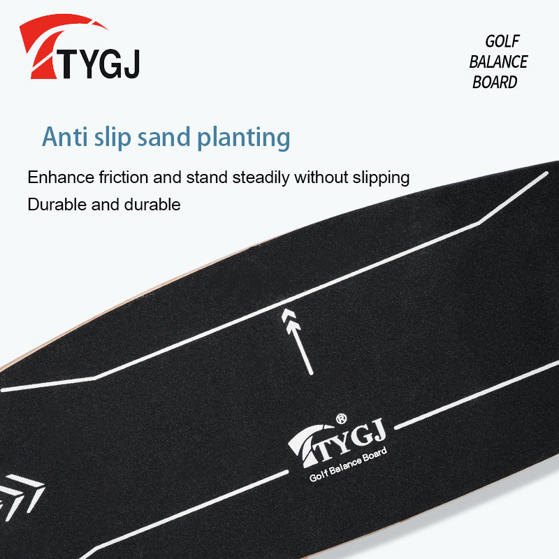 TTYGJ wooden anti-slip golf swing balance board training aid golf balance plate golf balance board