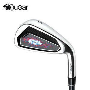 New Golf No. 7 Steel and Graphite Shaft Men's  R-grade Stainless Steel Head Beginner Right-handed Practice Club