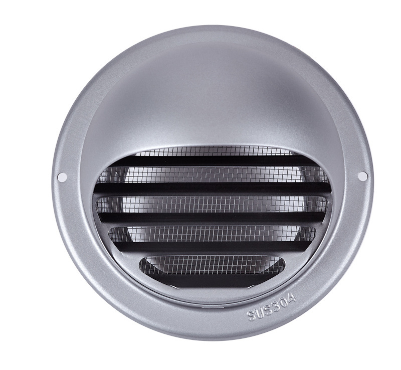 High Quality SUS304 Stainless Steel Wall Fresh Air Hood Vent For Kitchen Air Exhaust Ventilation