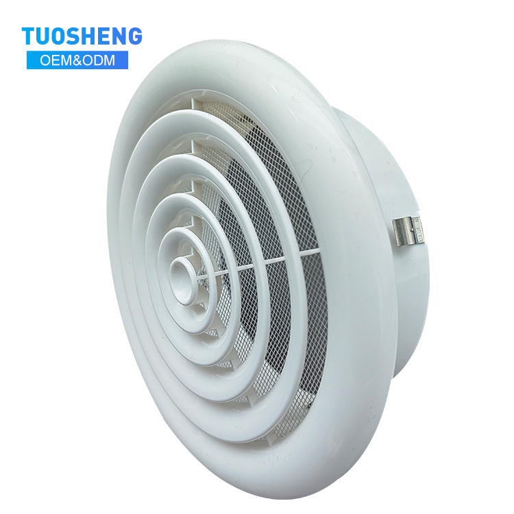 Hvac System Central Air Conditioning Plastic Air Outlet Air Diffuser