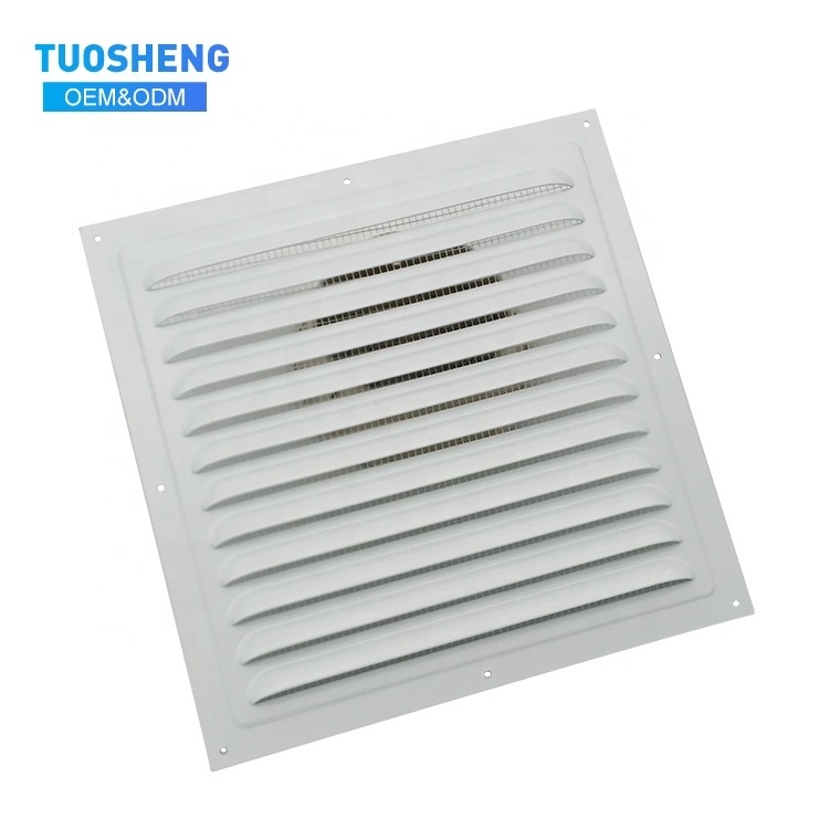 Hvac System Square Grille Vent Metal Aluminium Air Vent Grill Cover