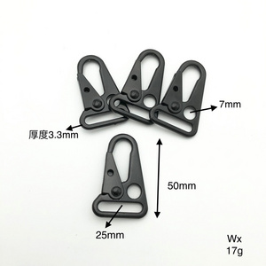 Snap Hook Suppliers Outdoor Camping Zinc Alloy Chick Tactical Belt Metal Buckle Snap Hook