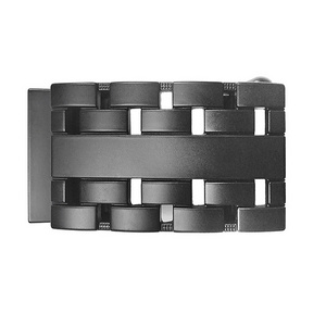 custom logo Hollow plate buckle High quality Men zinc alloy metal belt buckle for men without teeth