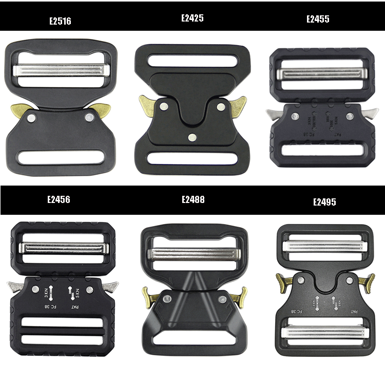 1.5 inch metal buckle for tactical belts  38mm metal colorful adjustable buckle for webbing 39mm metal buckle quick release