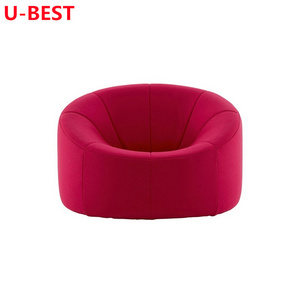 U-Best French Cream Style Lazy PUMPKIN Sofa Designer Plush Sofa Floor Couch Balcony Leisure Sofa