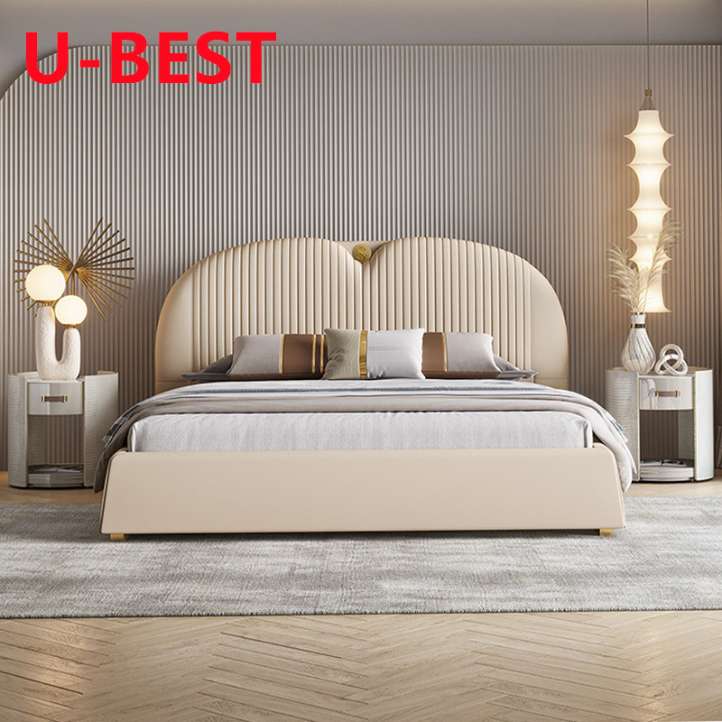 American King Size Bedding Set Lit Moderne De Luxe Camas De Casal De Luxo Double Bed Lit En Bois 2 Persoons King Size Bed