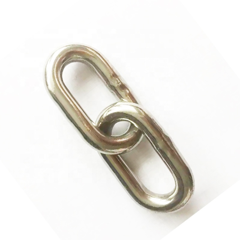 High quality rigging hardware SS304 stainless steel link chain for swing