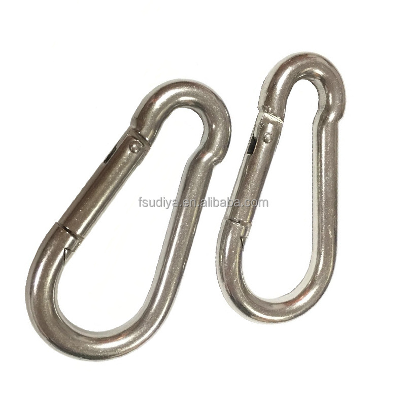 Guangdong hardware rigging stainless steel snap hook stainless steel  carabiner