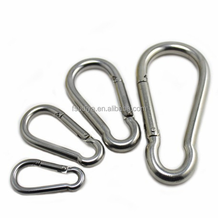 Guangdong hardware rigging stainless steel snap hook stainless steel  carabiner