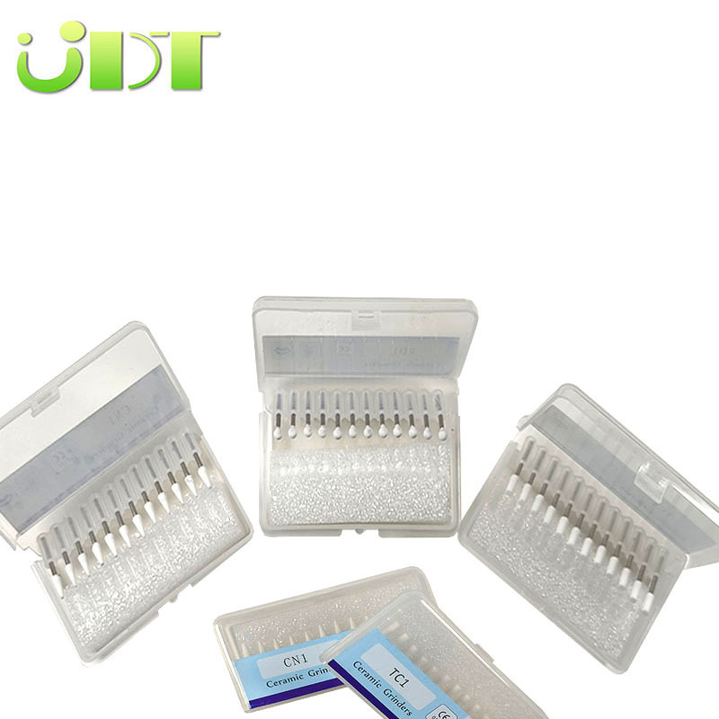 Denture 12FG kit Dental mold tool Dental clinic consumables Ceramic grinders  white Stone bur