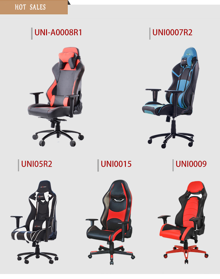 China Factory Racing Game Office Leather Arm Chair OEM Gaming Chair Computer Gaming Chairs