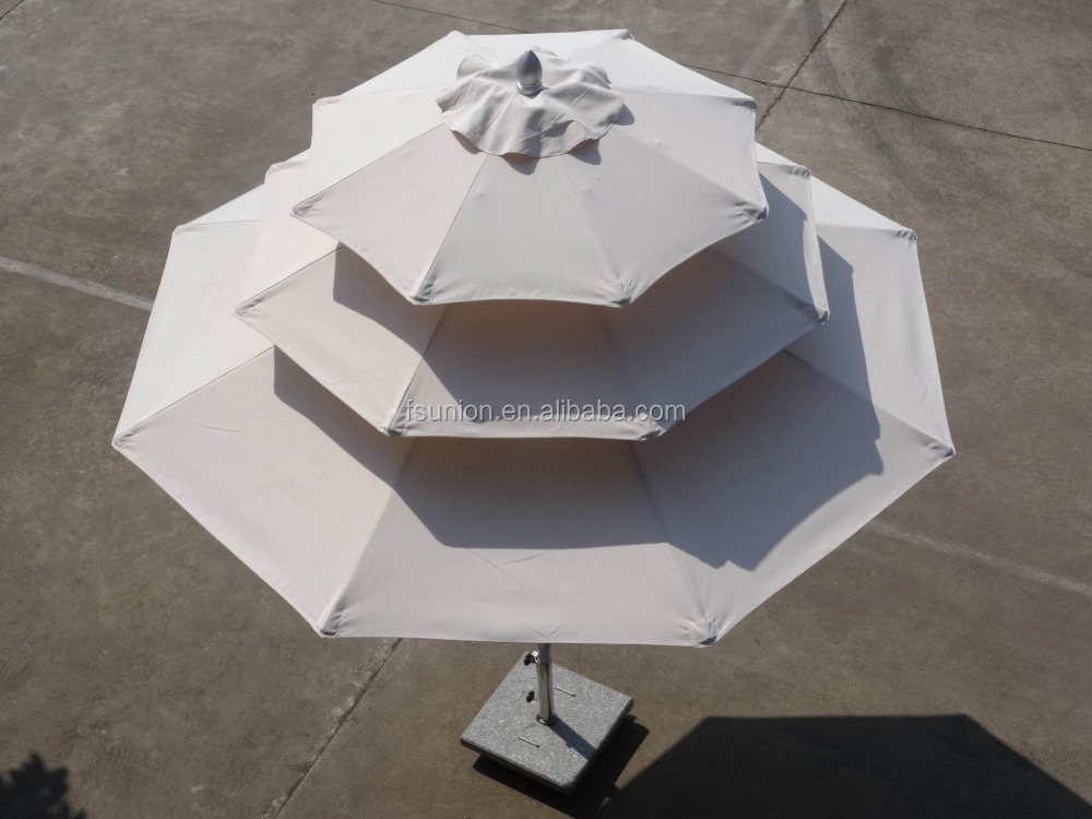 Heavy Duty Large Outdoor Market Umbrella for Restaurant and Cafe Shop