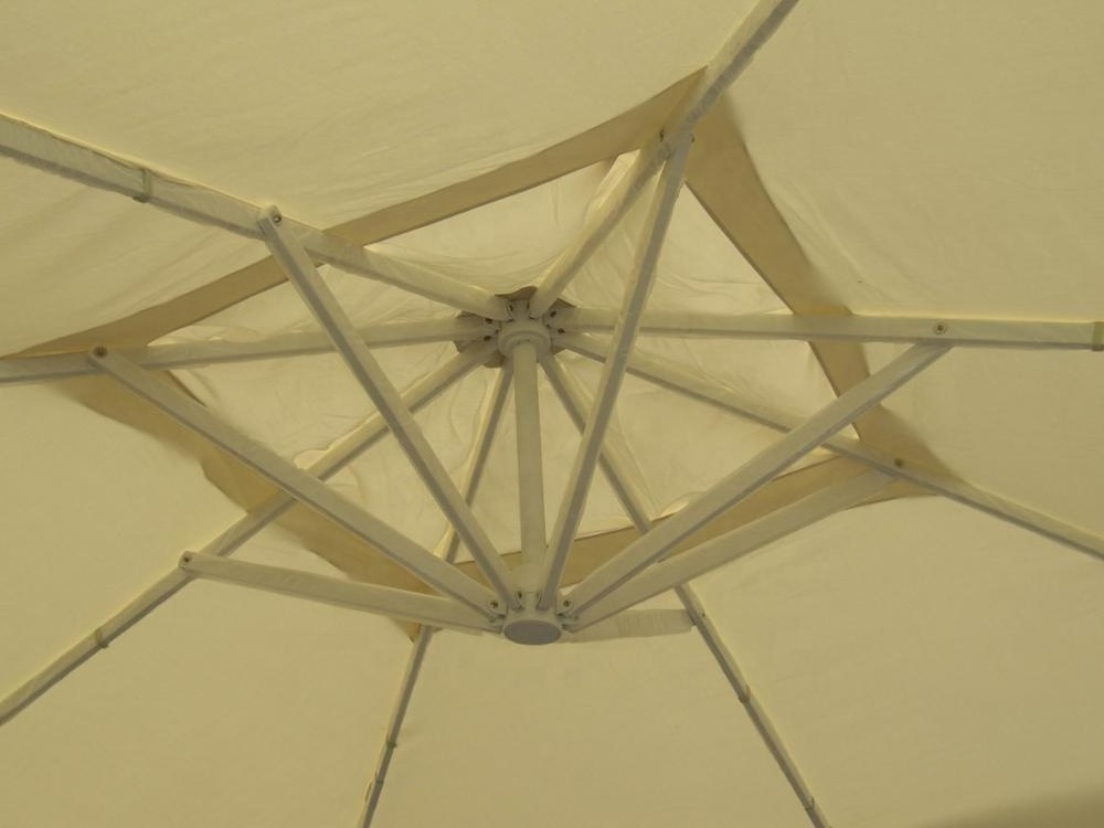 4 arms Cantilever Outdoor Umbrella in big size