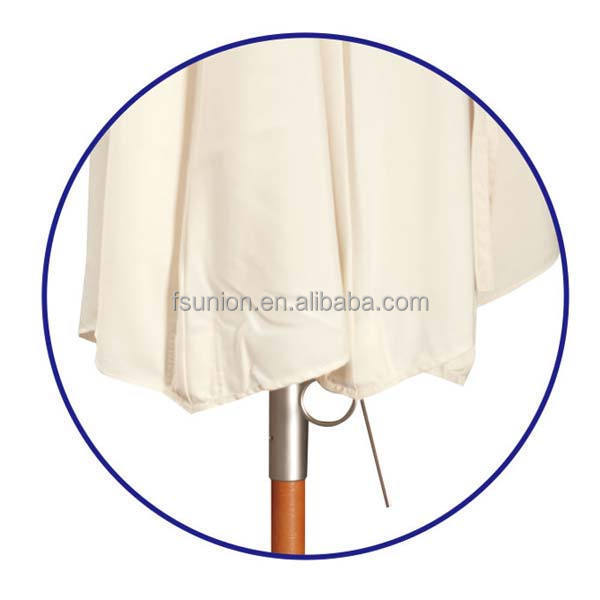 Central pole durable fiberglass patio/parasol/umbrella