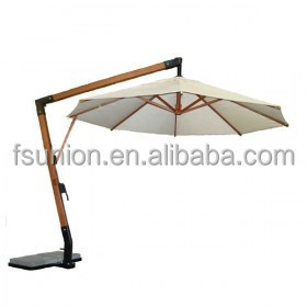 2021 3 Meters Wood Side Post Outdoor cantilever hanging umbrella Roma parasol Pato Umbrellas garden umbrella sunshade Cantilever