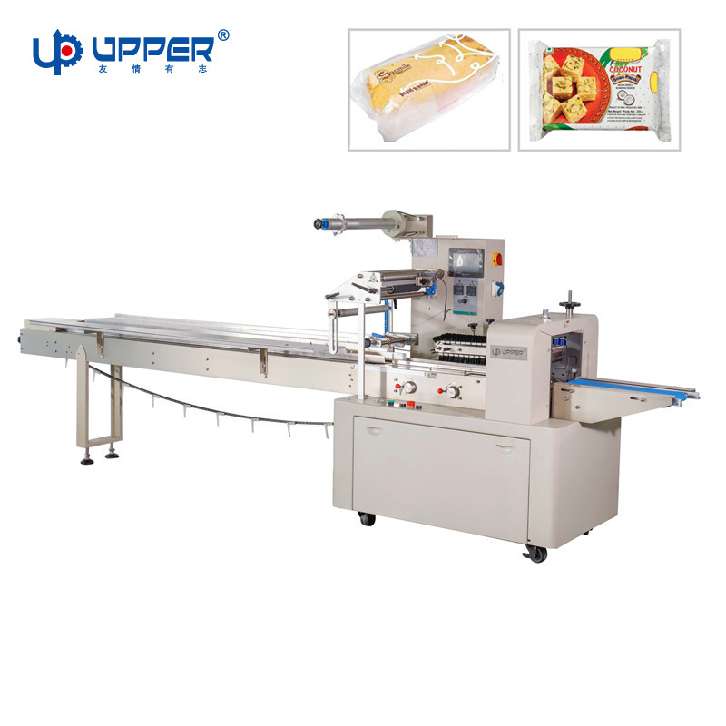 Automatic Horizontal Wrapping Flow Pack Packing Machine Bread Chocolate Popsicle Pillow Type Packaging Machine