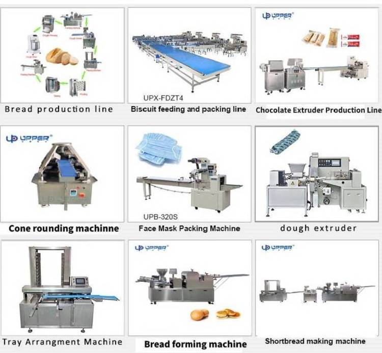 baguette pancake bread ciabatta black rye bread hot dog toast dough mixer shaping forming cutting arranging machine