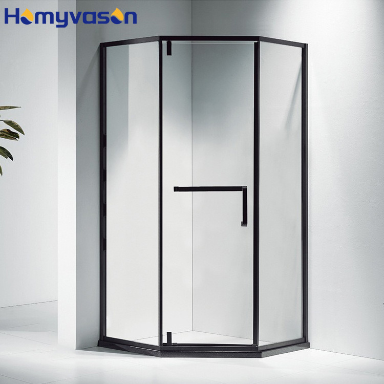 Luxury Simple Bathroom Sliding Tempered Glass Shower Door Sliding Shower Room Shower Enclosure Door