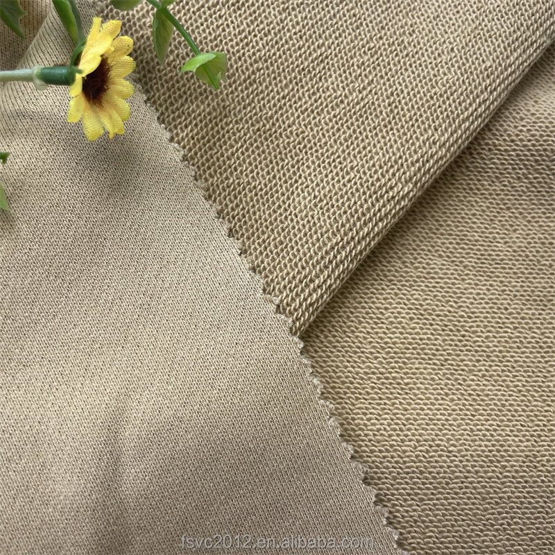 100% Cotton Fabric 360gsm hoodie French Terry Soft and Absorbent French Terry from Natural Fibers