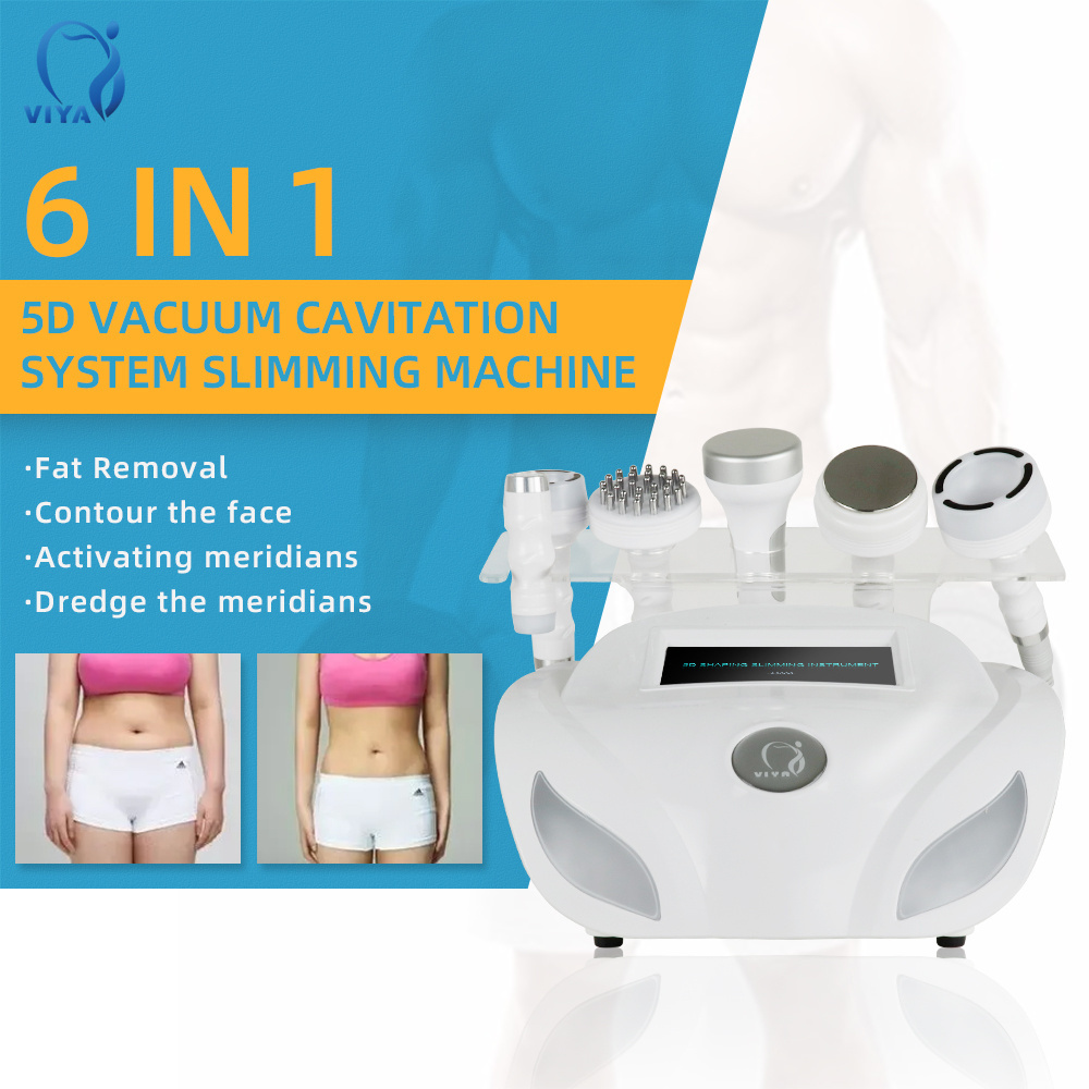 25khz ultrasound cavitation machine face & neck lifting massager vacuum therapy machine with electrotherapy  Aesthetic medicine