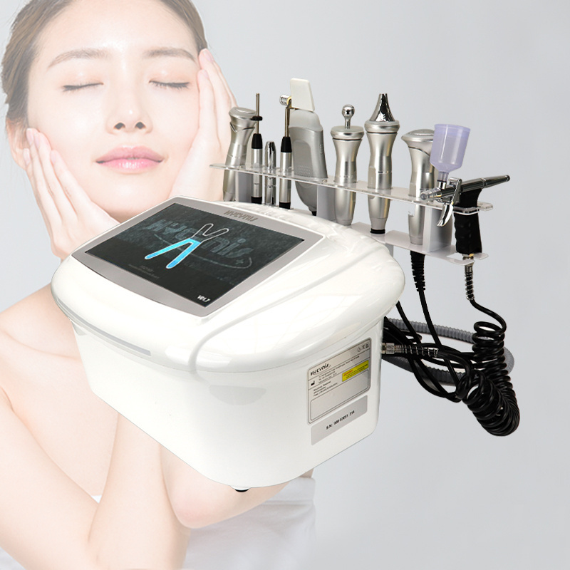 2022 factory price 8 in 1  Hydro Dermabrasion Radio Frequency Skin Tightening Machine Beauty Product Facial Care Device