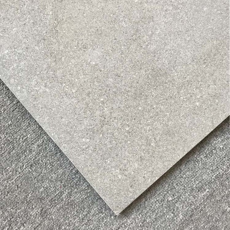 2 cm Matt Light Grey Granite Step Tile For Stairs Non Slip Ceramic Floor Anti Slip Nosing Porcelain Tile