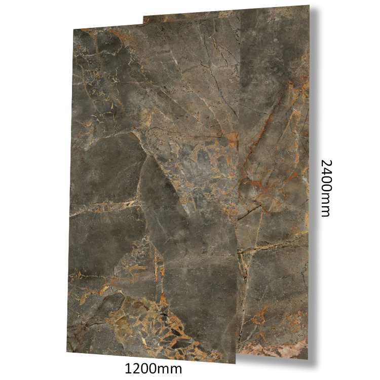 1200 2400 Brown Marble Bathroom Big Slab Tiles Wholesale Polished Large Format Porcelain Floor Tile Price In Philippines