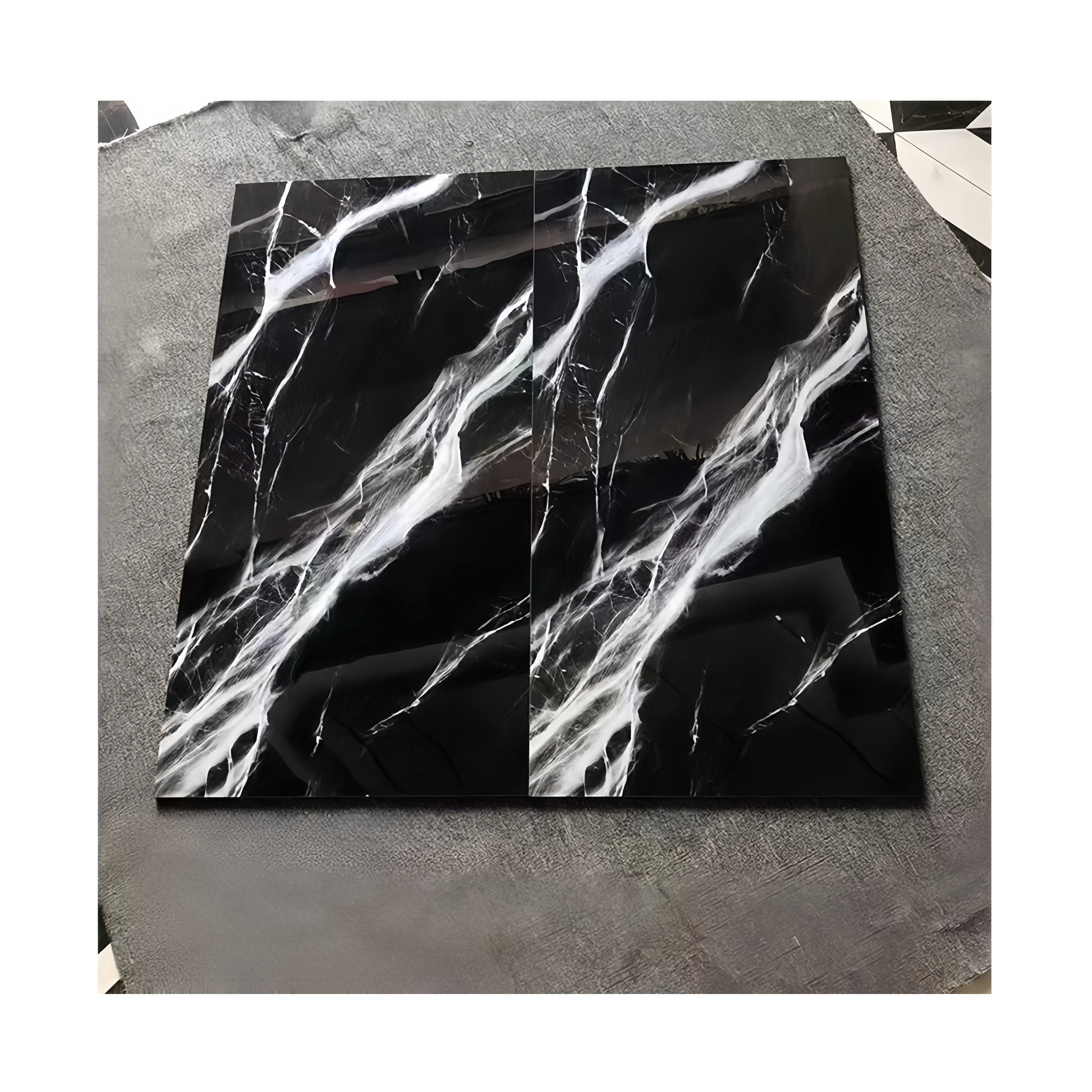 Porcelain tiles chevron black and white patterned floor marocan abstract tiles black ceramic glossy bathroom