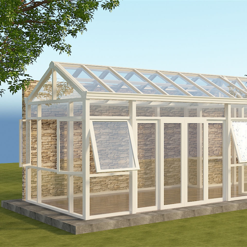 2024 new latest sun room glass house outdoor freestanding free four season used sunrooms for sale