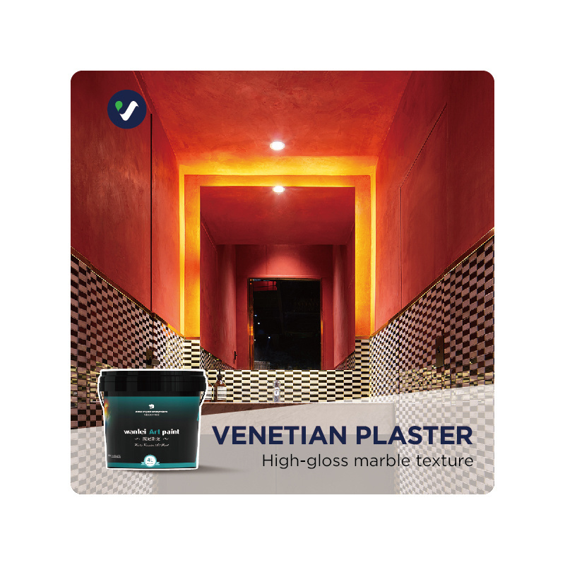 Wanlei Shining Venetian Stucco Interior Wall paint Venetian Plaster