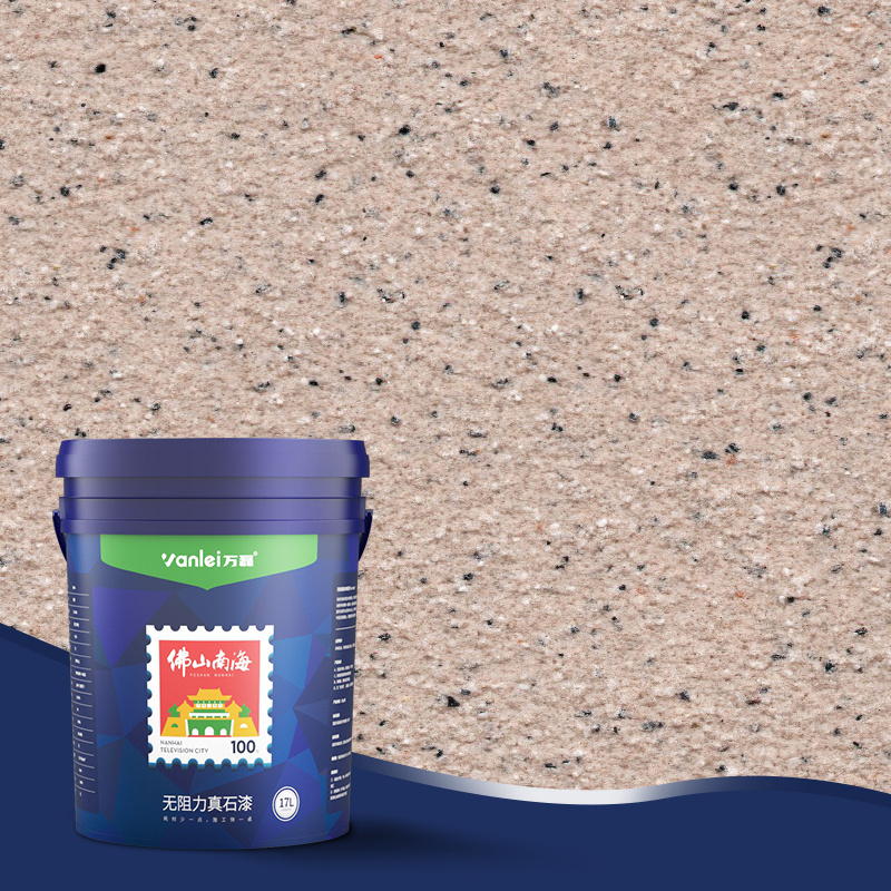 Wanlei Factory Direct Supply Stone Texture Effect Exterior House Paint