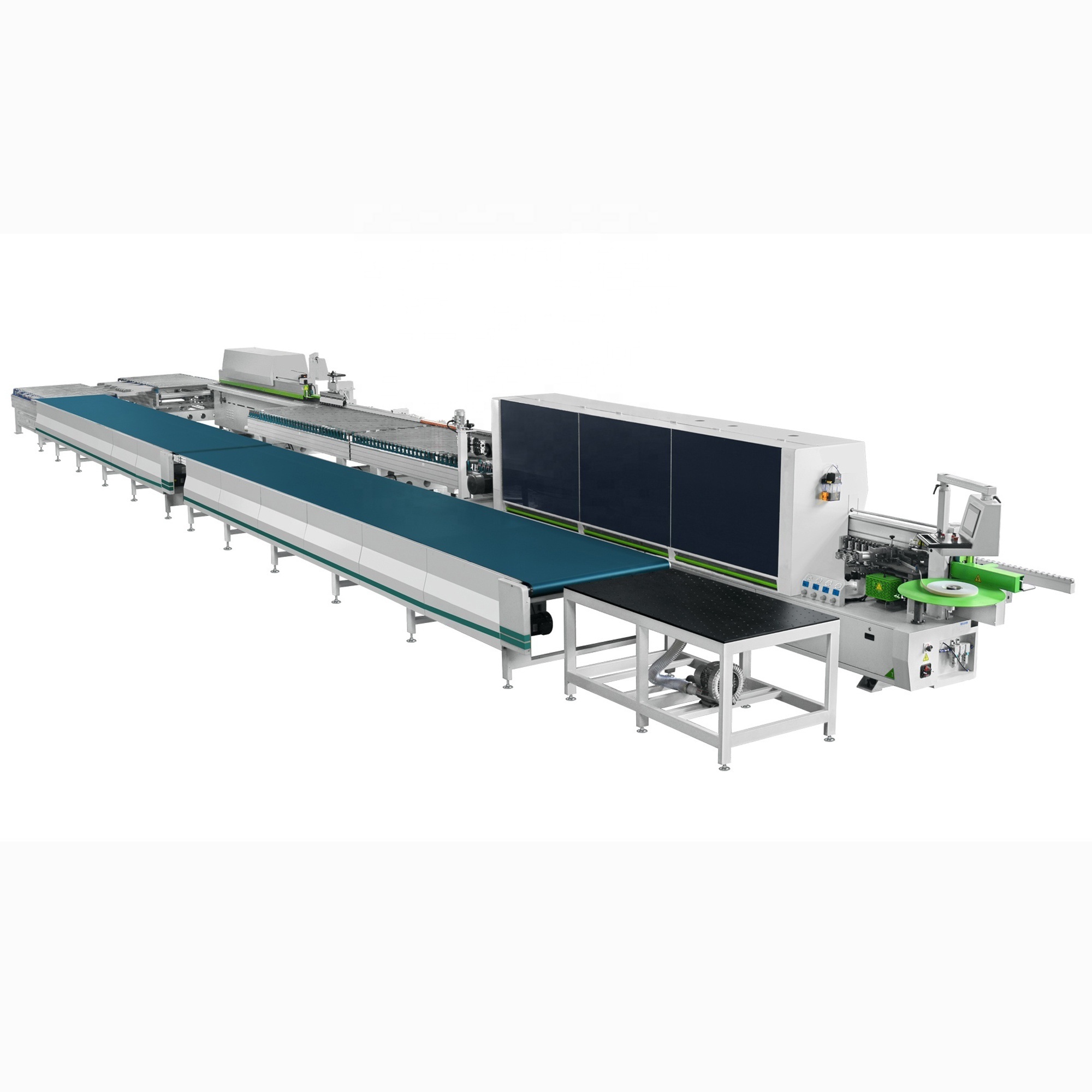 Automatic transportation and feeding power belt roller conveyor machine for wood process factory directly supply wholesale