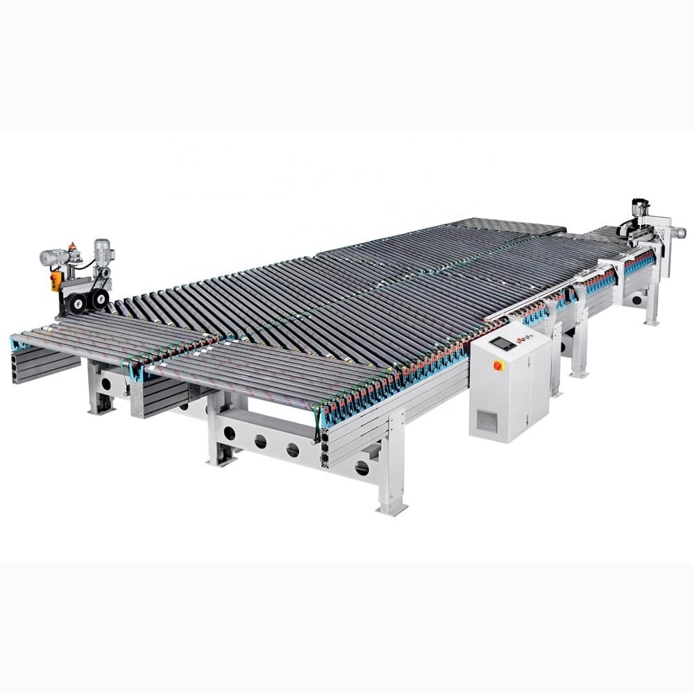 Automatic transportation and feeding power belt roller conveyor machine for wood process factory directly supply wholesale