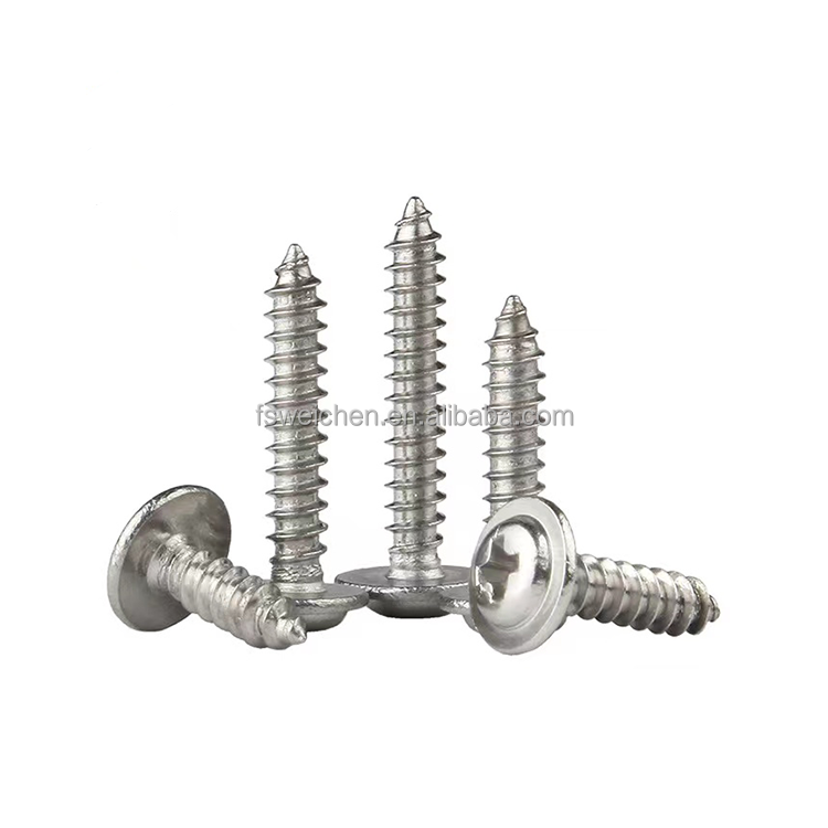 Stainless Steel 304 316 Round Truss Wafer Self Drilling Screws