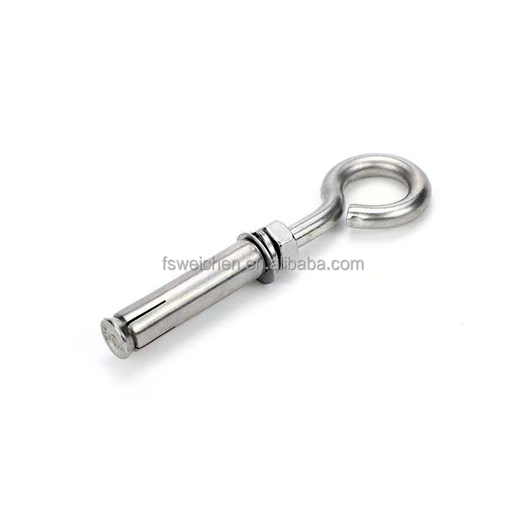 304 Expansion Bolt Stainless Steel Lifting Eye Hook Anchors