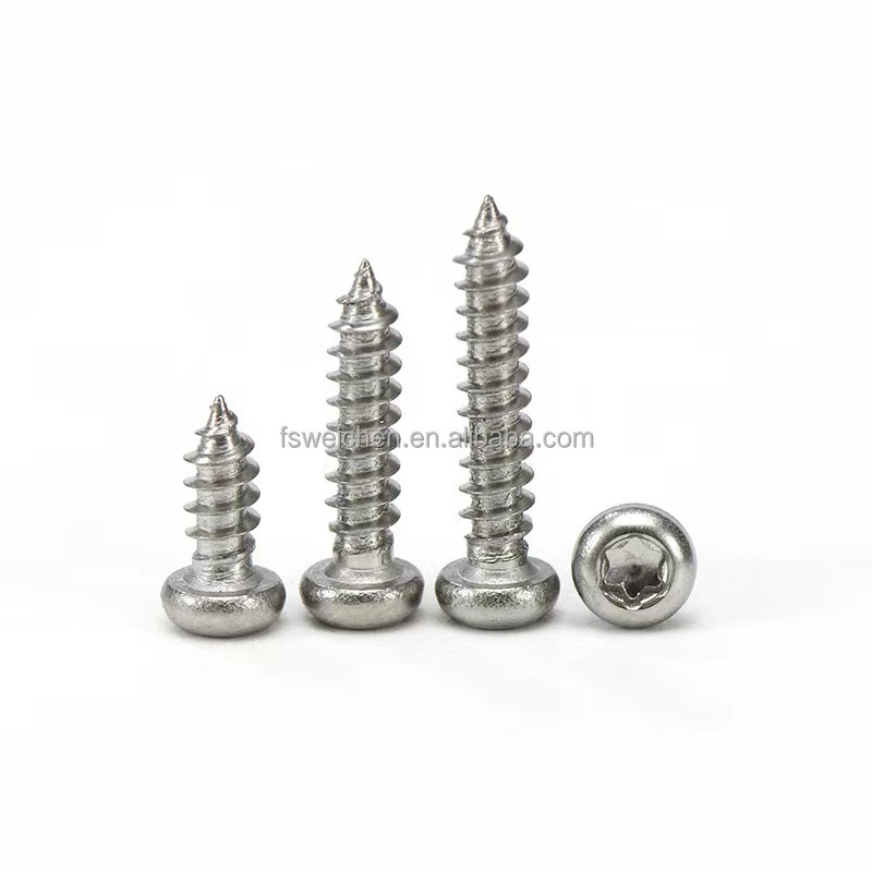 M5 M10 M16 Sheet Metal Screws Stainless Steel Torx Star Drive Pan Head Self Tapping Screws