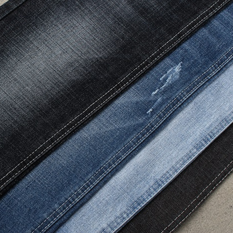 available stock fresh blue color 12.5 oz denim fabric for man jeans pants