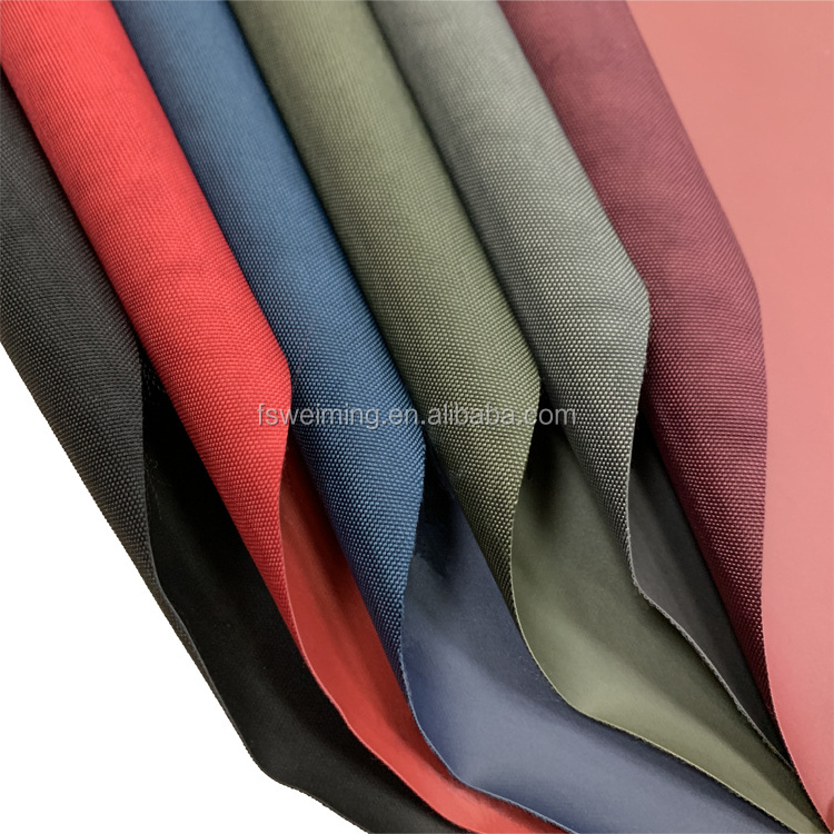 Nylon 420D Stone Wash Crinkle Fabric For Bag