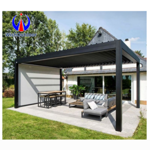 Motorized pergola ideas Electric motorized Retractable PVC Pergola Roof Factory Supplying Arches Gazebos